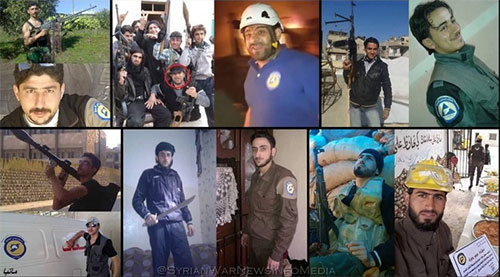 Cascos Blancos: terroristas camuflados Cascos Blancos preparan una provocación química en Idlib